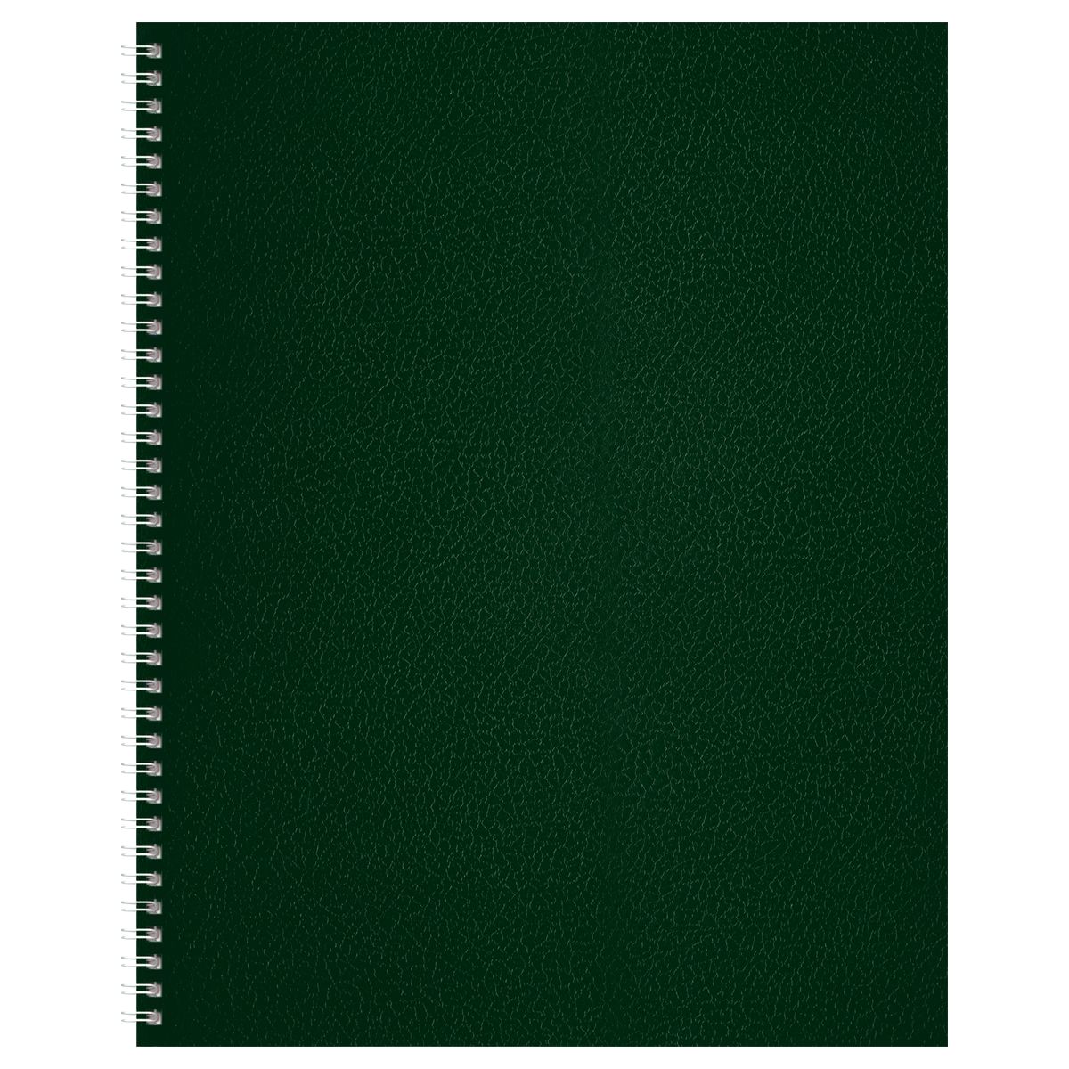 Тетрадь 96л., А5, клетка на гребне BG, бумвинил, зеленый