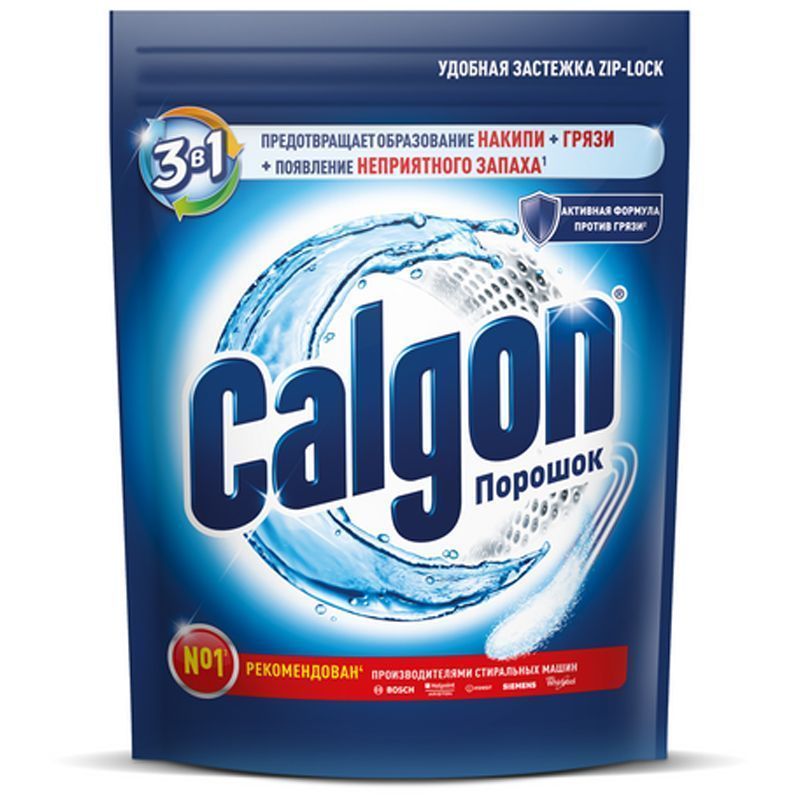 Смягчитель воды для стиральных машин Calgon 3в1, порошок, 1,5кг (без маркировки)