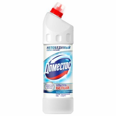 Средство для уборки туалета 1 л, DOMESTOS (Доместос) "Эксперт сила 7", "Ультра Белый" 