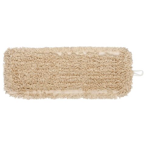 Насадка МОП плоская 60 см для швабры-рамки, карманы, нашивной хлопок, LAIMA EXPERT, 605305