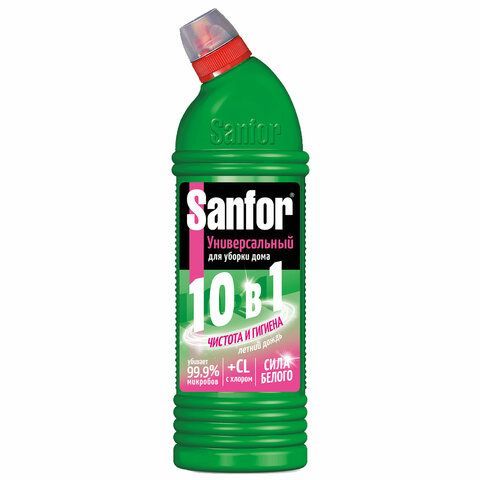 Чистящее средство 1 кг, SANFOR Universal (Санфор Универсал) "Летний Дождь", гель, 1956 
