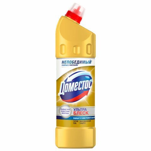 Средство для уборки туалета 1 л, DOMESTOS (Доместос) "Ультра Блеск", гель, 67068933 