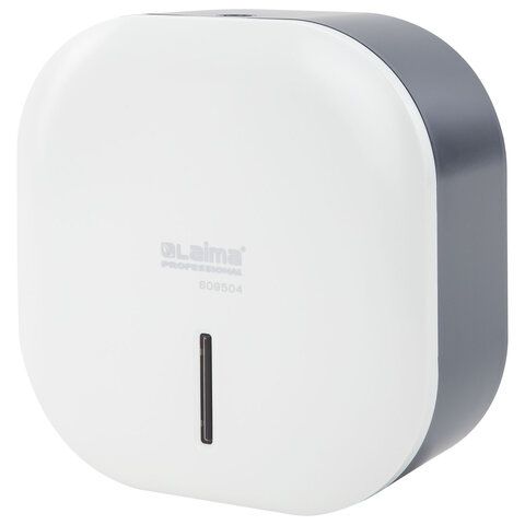 Диспенсер для туалетной бумаги LAIMA PROFESSIONAL SUPER (Система T2), малый, ABS-пластик, белый, 609504