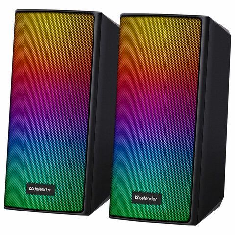 Колонки компьютерные DEFENDER SPITFIRE 2.0, 6 Вт, Bluetooth, питание от USB, 65047