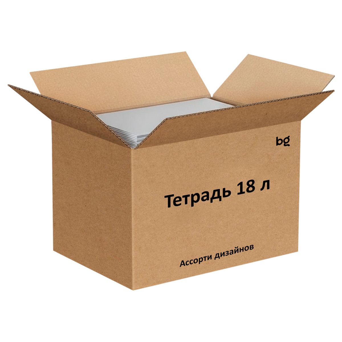 УЦЕНКА-Тетрадь 18л., линия BG "Ассорти"