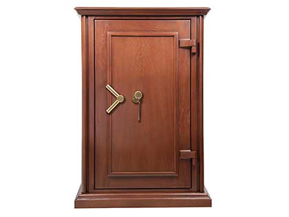 Огневзломостойкий сейф в дереве VALBERG Гарант Евро 120 Т Д (дуб)