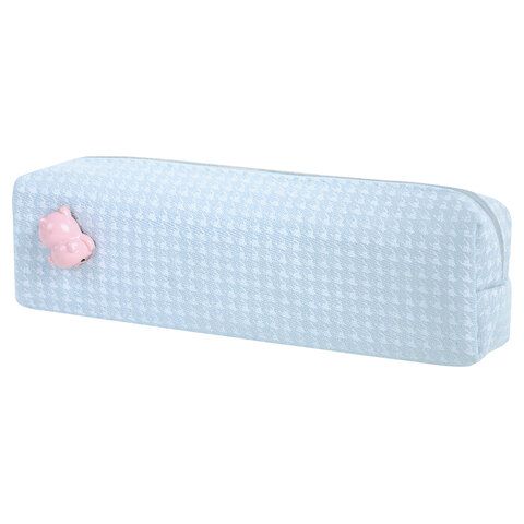 Пенал ЮНЛАНДИЯ ЮНИОР, 1 отделение, полиэстер, аппликация, Piggy, 20х6х4 см, 273804