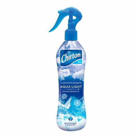 Освежитель воздуха эко-спрей 400 мл, CHIRTON (Чиртон) Aqua Light "Горная Свежесть", 4607145649000 