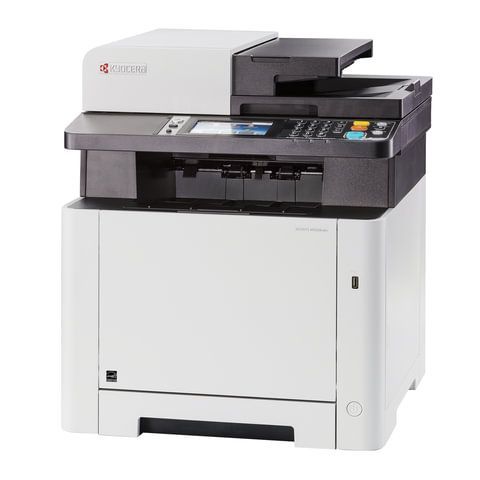 картинка МФУ лазерное ЦВЕТНОЕ KYOCERA M5526cdn "4 в 1" A4, 26 стр./мин, 50000 стр./мес., ДУПЛЕКС, АПД, сетевая карта, 1102R83NL0 от магазина