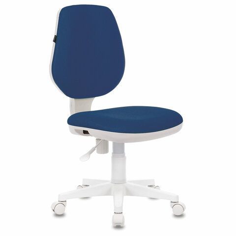 Кресло BRABIX "Fancy MG-201W", без подлокотников, пластик белый, синее, 532413, MG-201W_532413 Кресло BRABIX "Fancy MG-201W", без подлокотников, пластик белый, синее, 532413, MG-201W_532413