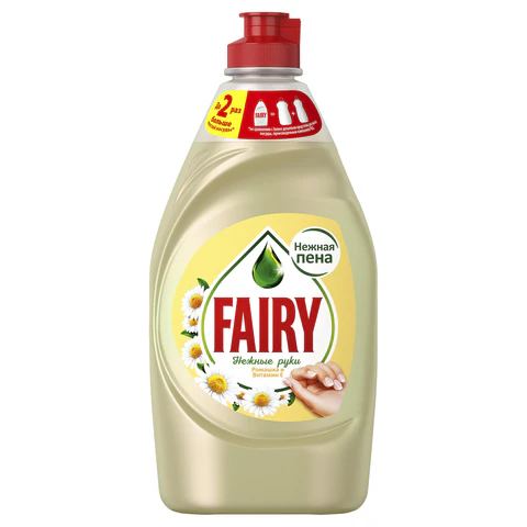 Средство для мытья посуды, 450 мл, FAIRY (Фейри) "Ромашка и витамин Е" 
