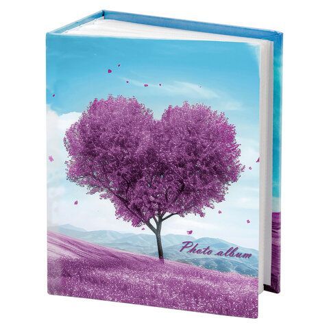 Фотоальбом BRAUBERG "Fancy heart" на 100 фото 10х15 см, твердая обложка, 391439