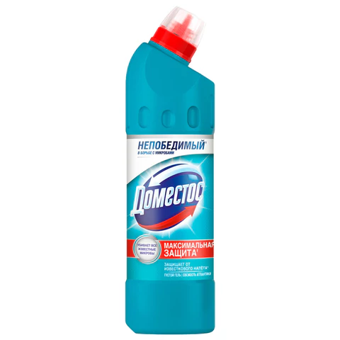 Чистящее средство 500 мл, DOMESTOS "Свежесть Атлантики", с отбеливающим эффектом, гель 