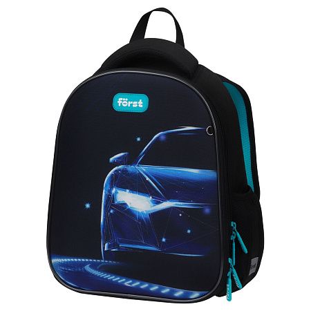 Ранец Först F-Top облегченный "Automotive" 36*28*15см, 2 отделения, 2 кармана, анатомическая спинка