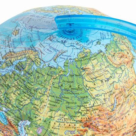 Глобус интерактивный + очки VR, физический / политический, GLOBEN, 32 см, рельефный, с подсветкой, INT13200290 