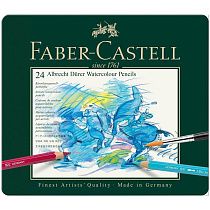 Карандаши акварельные художественные Faber-Castell "Albrecht Dürer", 24цв., метал. коробка