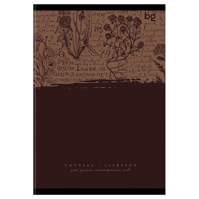 Тетрадь-словарик 48л., А6 для записи иностранных слов BG "Архив лексики"