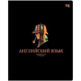 Тетрадь предметная 48л. BG "Информационное поле" - Английский язык, soft-touch ламинация, выб. лак