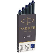 Картриджи чернильные Parker "Cartridge Quink" синие, 5шт., блистер