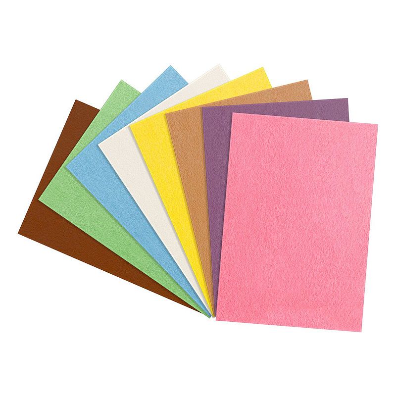 Фетр Мульти-Пульти, А4, 8л., 8цв., 2мм