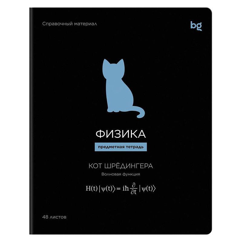 Тетрадь предметная 48л. BG "Формула предмета" - Физика, выб. лак