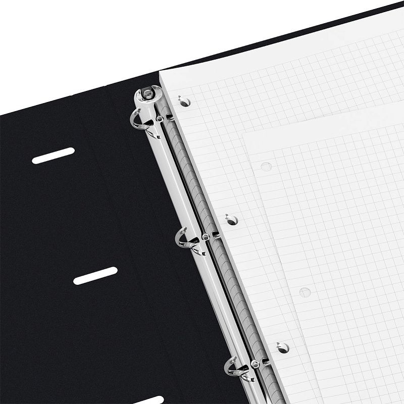 Тетрадь на кольцах А4, 120л., BG "Don't stop", картон, матовая ламинация, тиснение фольгой