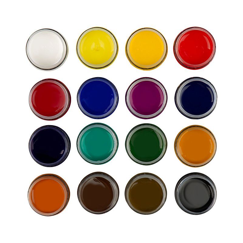 УЦЕНКА - Гуашь художественная Гамма "Старый мастер", 16 цветов, 40мл, картон. упаковка