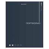 Папка-портфолио универсальная, 4 кольца, 20 файлов, 7БЦ матовая, BRAUBERG "Minimalism", 117553