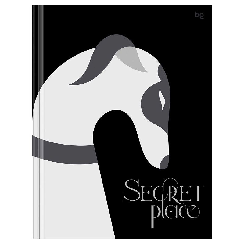 Бизнес-блокнот А5, 80л., BG "Secret place", матовая ламинация, выборочный лак