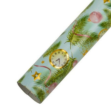 Бумага упаковочная новогодняя НАБОР 3 шт. "Golden XMAS", С ЭФФЕКТАМИ, 70х100 см, ЗОЛОТАЯ СКАЗКА, 592188