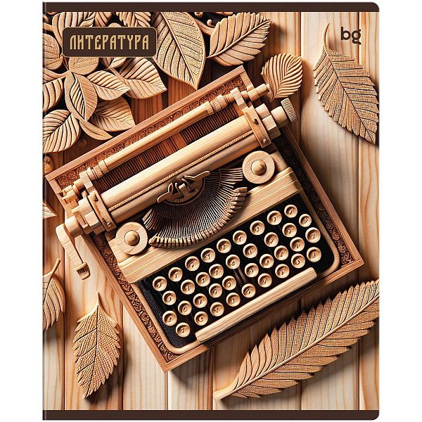 Тетрадь предметная 48л. BG "Дерево знаний" - Литература, soft-touch ламинация