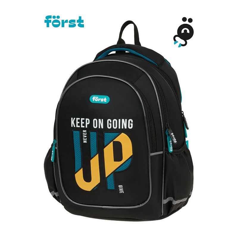 Рюкзак Först F-Cute "Up" 37*29*17см, 3 отделения, 2 кармана, эргономичная спинка 