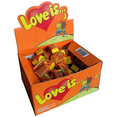 Жевательная резинка  Love is..., ананас-апельсин