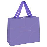 Пакет подарочный 32*26*12см MESHU "Monocolor. Lavender", отд. фольгой, матовая ламинация