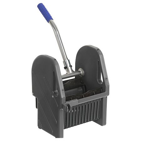 УЦЕНКА - Тележка уборочная OfficeClean Professional 2 секции, 15л, отжим, корзина, держ. д/мусор. мешка