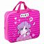 Папка на молнии с ручками BRAUBERG KIDS А4, 1 отделение, полиэстер, 80 мм, "Anime style", 272121