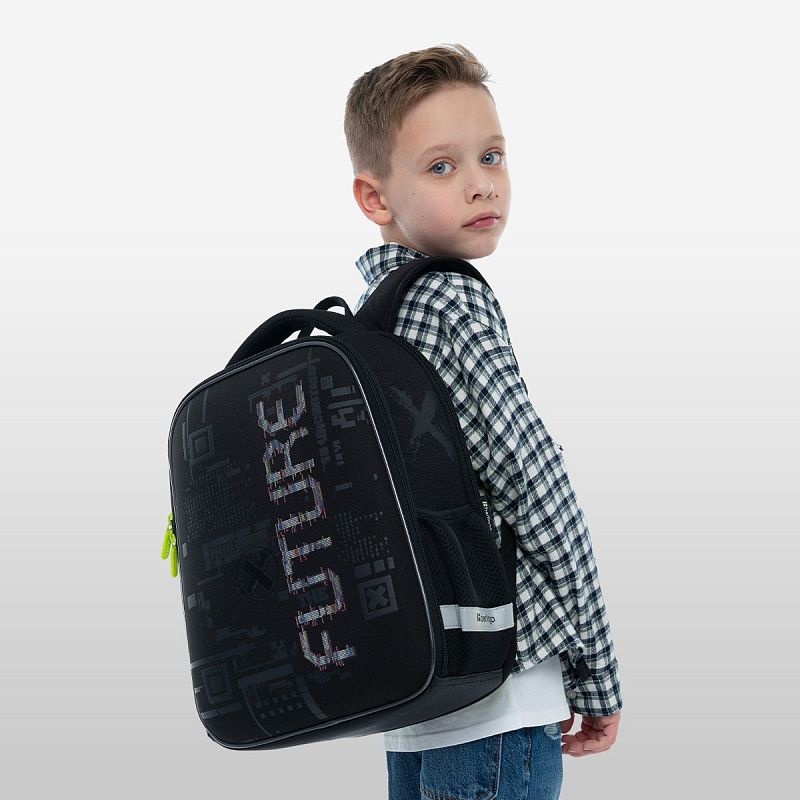 Ранец Berlingo Expert Mini "FutureX" 36*27*14см, 2 отделения, 2 кармана, анатомическая спинка 