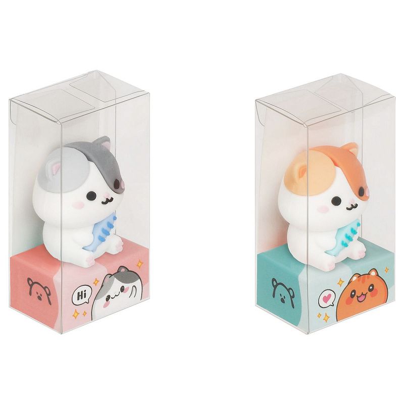 Точилка MESHU, "Kitten", 1 отверстие, ассорти 