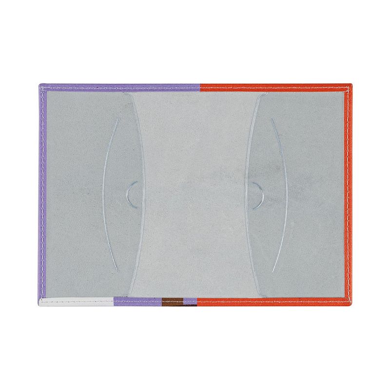 Обложка для паспорта OfficeSpace "Fashion", кожа, цветная печать, тиснение фольгой 