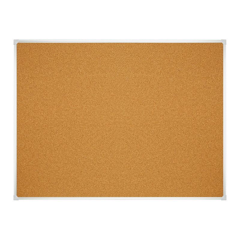 Доска пробковая OfficeSpace, 90*120см, алюминиевая рамка
