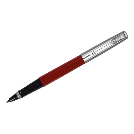 Ручка-роллер Parker "Jotter Originals Red Chrome СT" черная, 0,8мм, подарочная упаковка