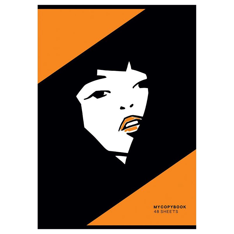 Тетрадь 48л., А4, клетка BG "Фото в ленту", глянцевая ламинация