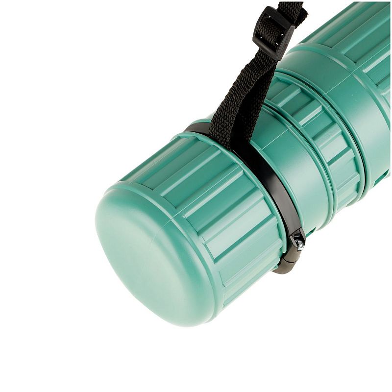 Тубус А0 СТАММ, телескопический на ремне, хвойно-зеленый 