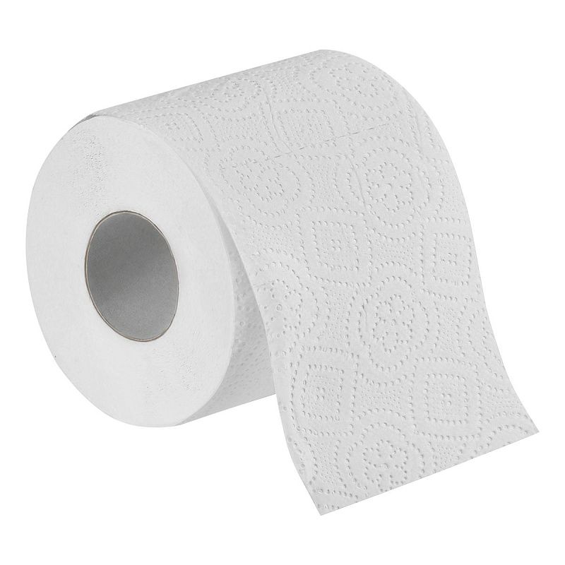 Бумага туалетная OfficeClean 2-слойная, 4шт., тиснение, белая 