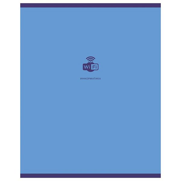 Тетрадь предметная 48л. BG "Monocolor. Element" - Информатика, ламинация soft-touch, выб. лак, 70г/м2