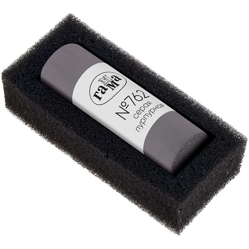 Пастель художественная Гамма, серая пурпурная №762, штучная, картон. упаковка