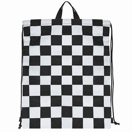 Мешок для обуви BRAUBERG большой удобный с ручкой, 51х41 см, "Black and white", 271595 