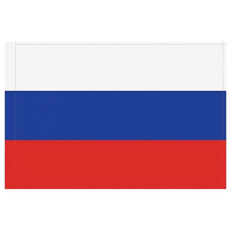 Флаг РФ 90*135см, пакет с европодвесом