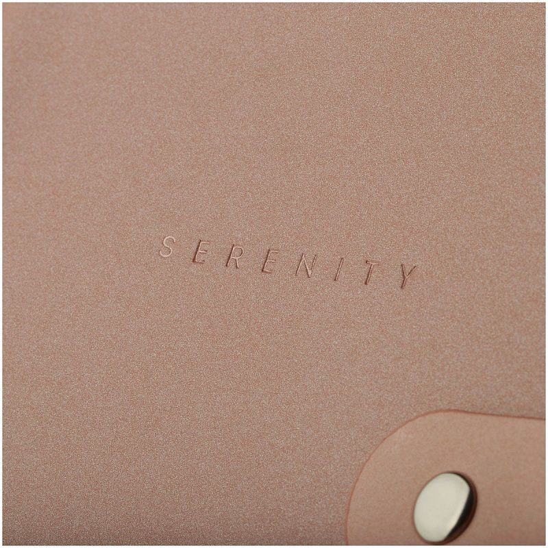 Записная книжка А5 96л. ЛАЙТ, кожзам, скрытый гребень, Greenwich Line "Shimmer. Dusty pink", блок в линию