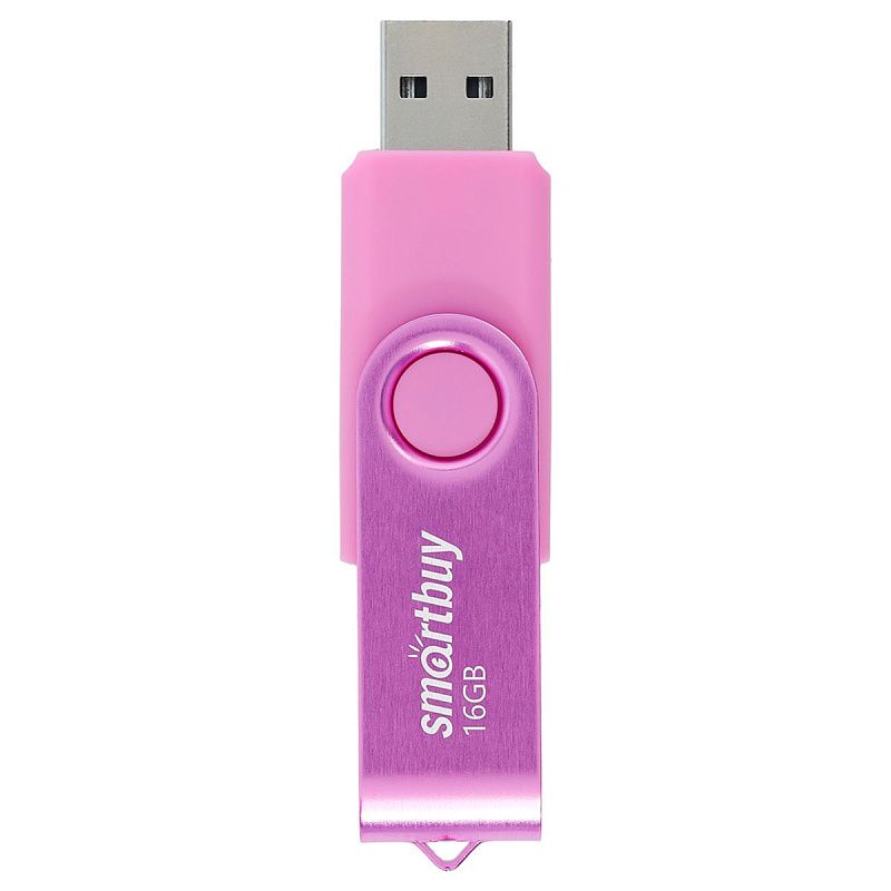 Память Smart Buy "Twist" 16GB, USB 2.0 Flash Drive, пурпурный